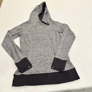Lululemon gray / black hoodie pullover women size 4
